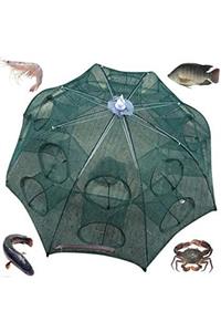 Prestijshop Balık Tuzağı 16 Cepli Büyük Boy Balık Yakalama Filesi Balık Ağı