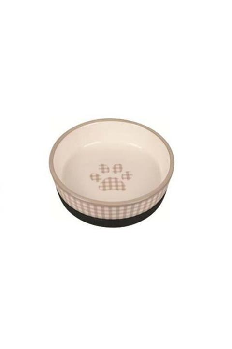 Flamingo Kaymaz Seramik Kedi Mama Kabı 220 ml 14 cm