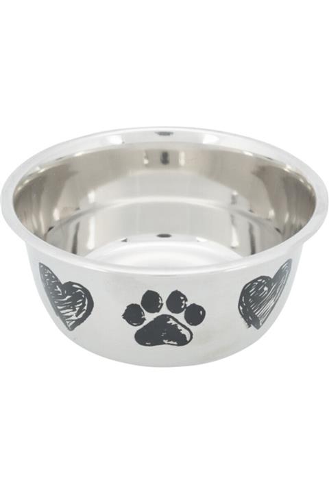 Trixie Köpek Mama Ve Su Kabı, Paslanmaz Çelik, 1.00lt/ø13 Cm