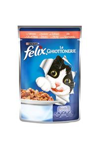 Purina Felix Felix Somon Balıklı Yetişkin Kedi Konservesi Pouch 20x100 gr