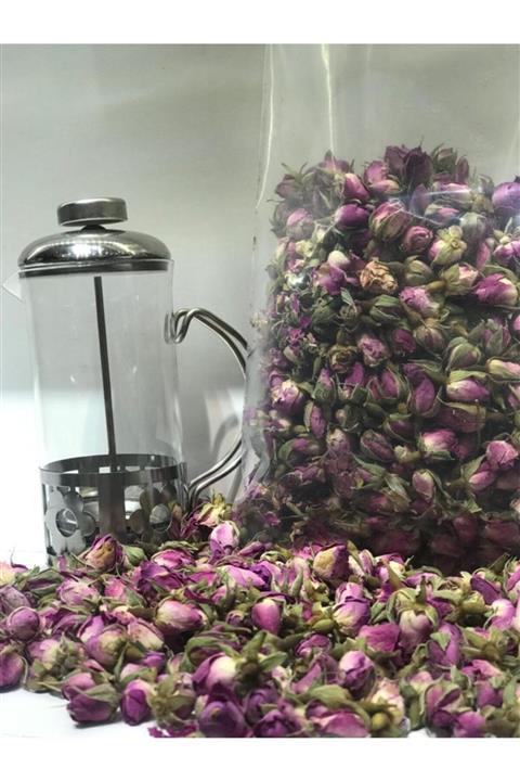 forevers Kurutulmuş Gonca Pembe Gül 200 Gr & French Press