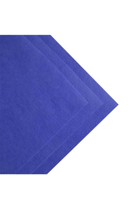 toptankece Saks Mavi Ince Keçe 25x25 cm