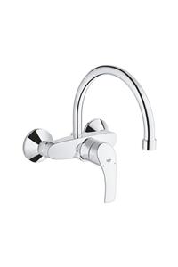 Grohe Eurosmart Tek Kumandalı Duvardan Eviye Bataryası - 32482002