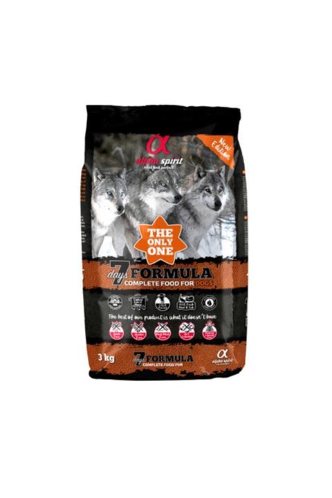Alpha Spirit 7 Days Formula Yarı Nemli Tahılsız Köpek Maması 3 Kg