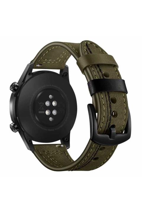 noktaks Gear S2 Uyumlu 20 mm Krd-19 Deri Kordon