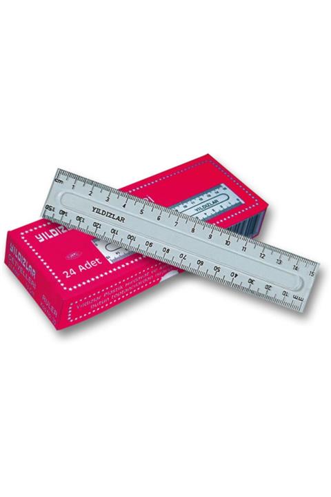 Yıldızlar Plastik Cetvel 15 Cm.