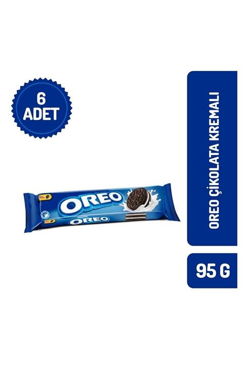 Oreo Kremalı Bisküvi 95 Gr (6'lı Paket)