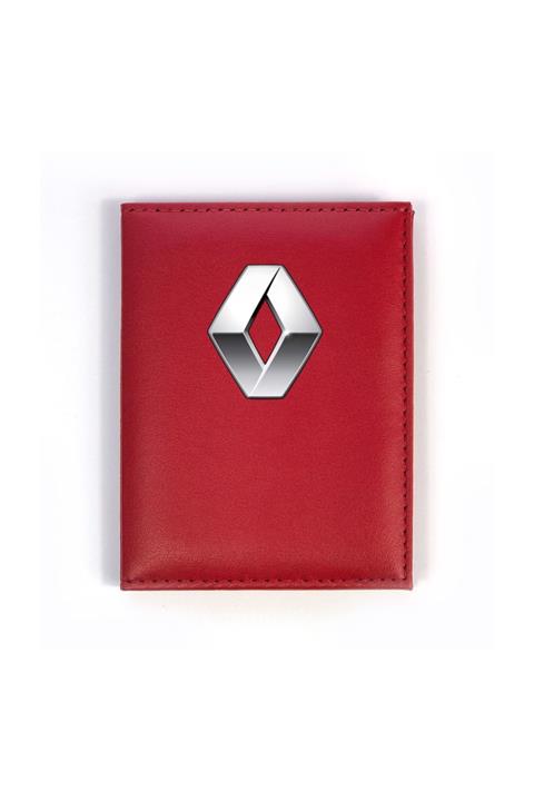 HEDİYEDİYE Renault Kırmızı Ruhsat Kabı