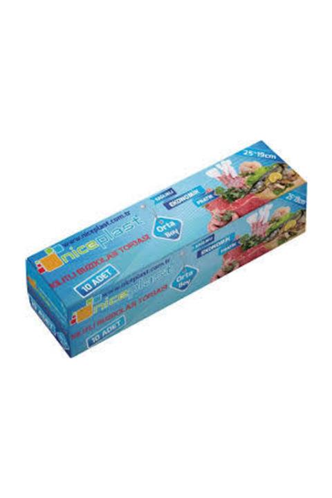 Niceplast Kilitli Buzdolabı Poşeti / 10 Adetlik 5 Paket
