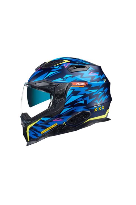 Nexx X.wst 2 Rockcıty Mat Mavi Neon Sarı Kask