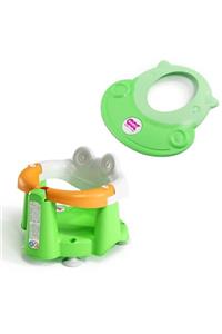OK Baby Crab Banyo Oturağı  Hippo Banyo Siperliği  Yeşil