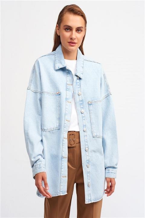 Dilvin Oversize Cepli Kot Gömlek