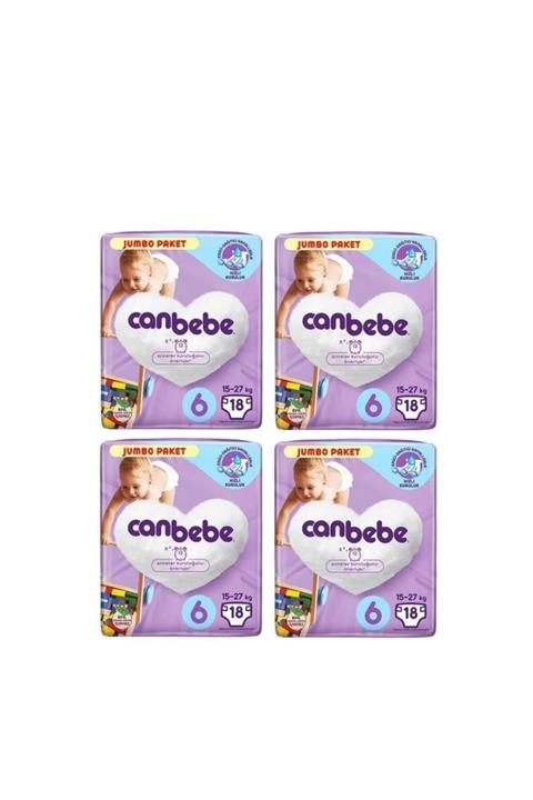 Canbebe Can Bebe Bebek Bezi 6 Numara 72 Adet