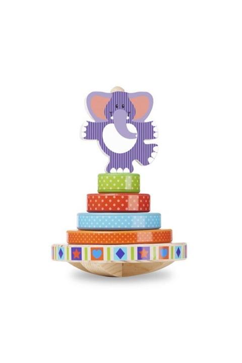 Melissa & Doug Ahşap Sallanan Kule- Fil