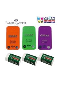 Faber Castell 3 Adet Osaka 0,7min 2b Uç Ve 3 Adet Beyaz Silgi Set