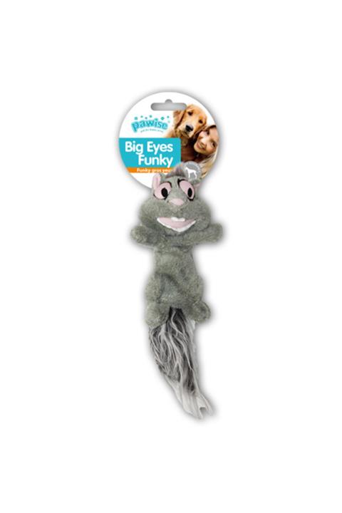 HİLALSHOP Pawise Big Eyes Funky Squirrel Peluş Oyuncak 29 Cm