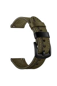 noktaks Gear S3 Uyumlu 22 mm Krd-19 Hakiki Deri Kordon