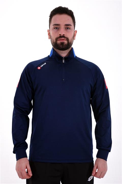 Lotto Sweatshirt(Halfzip) Erkek Lacivert/Saks Mavi-Joe Sweat Hz Ant Pl-R8920
