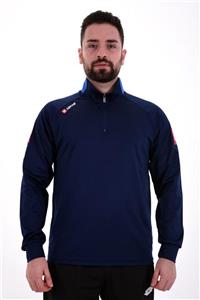 Lotto Sweatshirt(Halfzip) Erkek Lacivert/Saks Mavi-Joe Sweat Hz Ant Pl-R8920