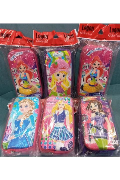 Logon Kız Kabartmalı Kalem Çantası 2028