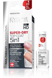 Eveline Süper Kuru Tabaka 5i1arada Top Coat & Ekspres Oje Kurutucu 12ml