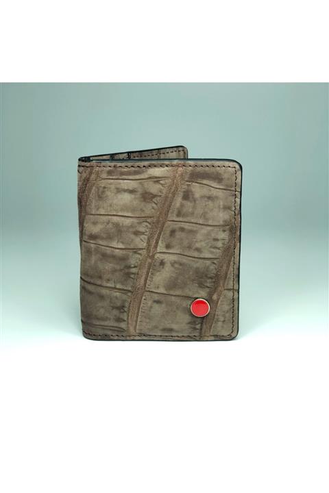 Deburi Gerçek Timsah Derisi Kartlık Cüzdan