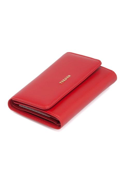 Tergan Kırmızı Deri Kadın Cüzdanı 05730a86