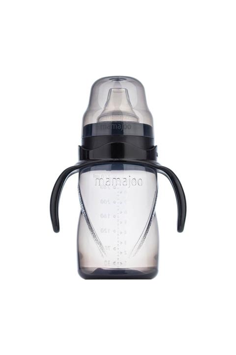 Mamajoo Kulplu Akıtmaz Eğitici Bardak Black 270 ml Anti-kolik Bardak Ucu