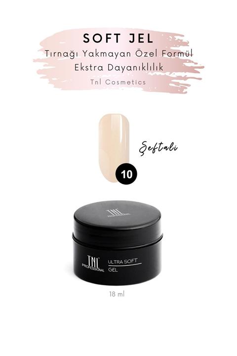 Tnl Professional Tırnak Ürünleri Soft Jel Tırnak Yakmayan Protez Tırnak Jeli No:10 Şeftali