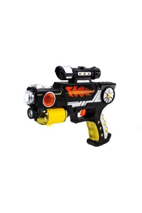 Erzi Oyuncak Tabanca Işıklı Sesli Lazerli Hologramlı 22cm