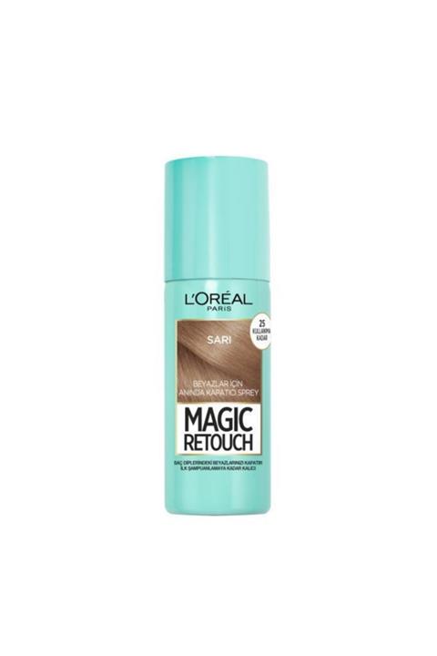 L'Oreal Paris Magic Retouch Beyaz Kapatıcı Sprey Sarı 75 ml