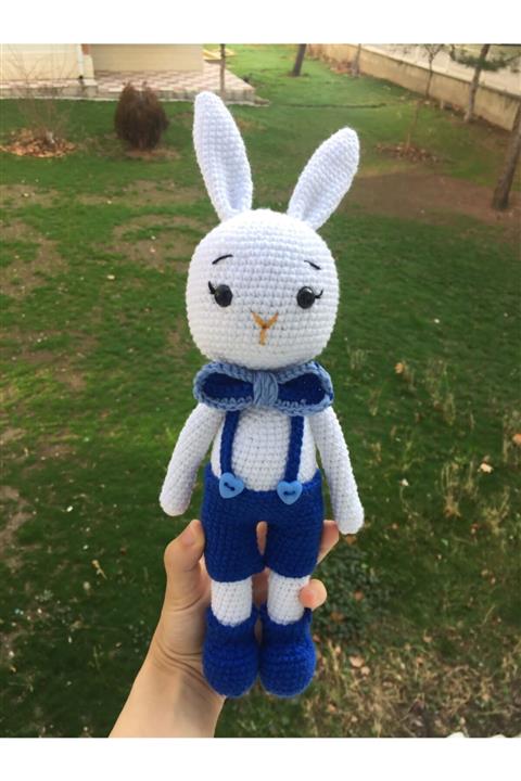 USTAHOBİEVİ Amigurumi Tulumlu Tavşan
