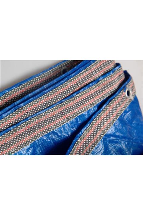 CİLDAM SARACİYE Çadır Branda 5 Metre X 3 Metre Su Geçirmez Pilsa Branda 180grm2 Özel Kolon Dikimli Kuşgözlü