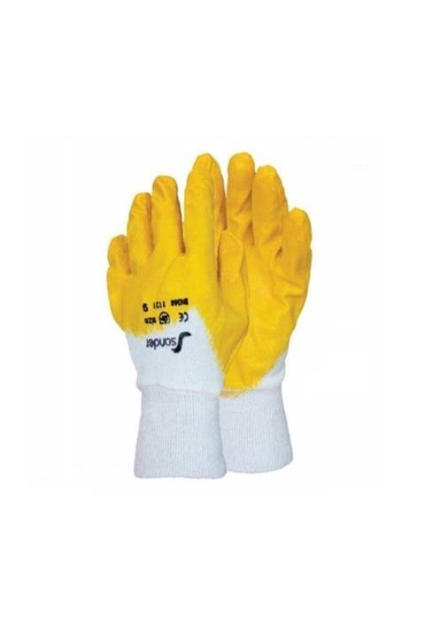 SANDER Eldiven Np01 Sarı Nitril Eldiven 12'li