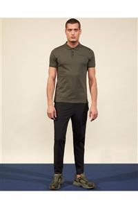 SKECHERS Erkek Haki Polo Yaka Tshirt