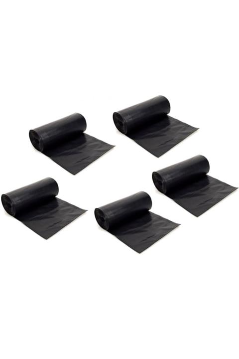 firdevsi hobi Ersopack- Jumbo Boy Çöp Poşeti-80x110cm-400gr- 5 Rulo X50 Adet-siyah