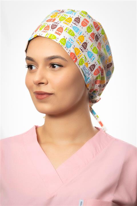 SCRUBS Doktor Hemşire Cerrahi Desenli Bone