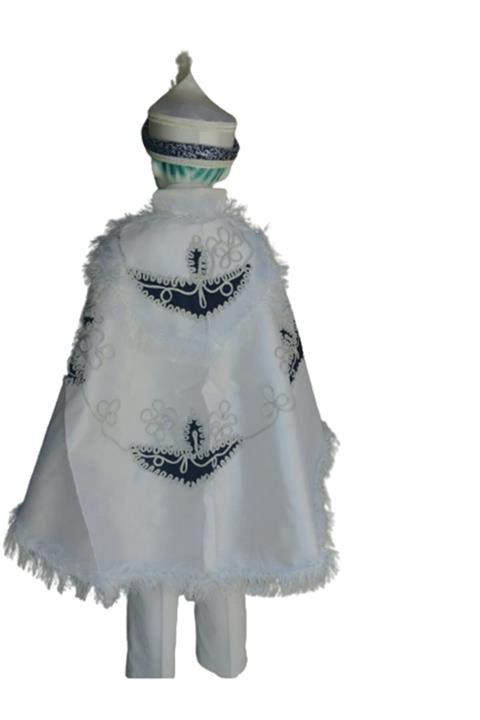 OTOTEDARİK Sünnet Kıyafeti Beyaz Renk 9 Parça