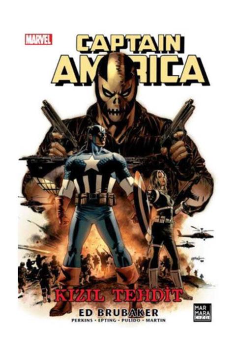 Marmara Çizgi Yayınları Captain America Kızıl Tehdit