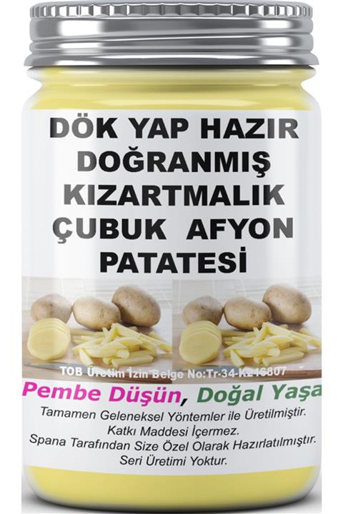 SPANA Dök Yap Hazır Doğranmış Kızartmalık Çubuk Afyon Patatesi Ev Yapımı Katkısız 330gr