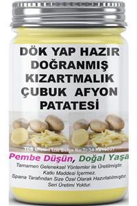 SPANA Dök Yap Hazır Doğranmış Kızartmalık Çubuk Afyon Patatesi Ev Yapımı Katkısız 330gr