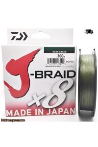 DAIWA Jbraid 8b Koyu Yeşil 300 M Ip Misina