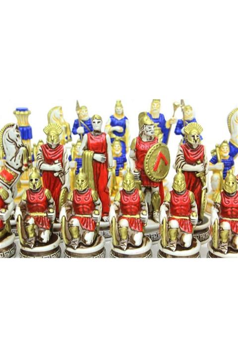 MNK Home Polyester Ortaboy Sparta Pers Satranç Takımı