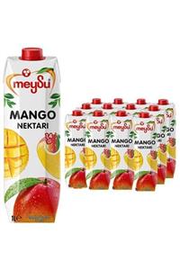 Meysu Mango Nektarı Meyve Suyu 1 L ( 12li Paket)