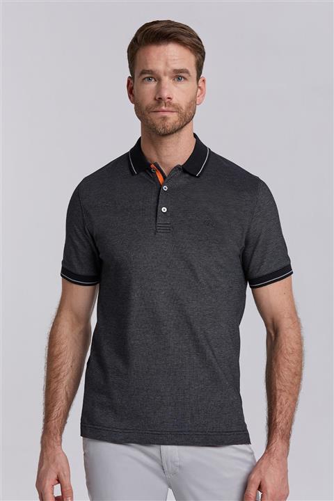 Hemington Siyah Basic Pike Pamuk Polo T-shirt