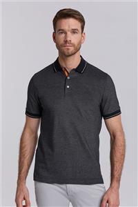 Hemington Siyah Basic Pike Pamuk Polo T-shirt