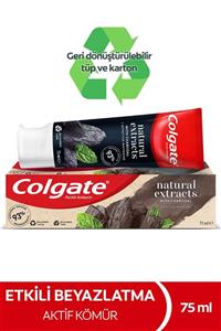 Colgate Natural Extracts Aktif Karbon ve Nane Saf Temizlik Diş Macunu 75 ml