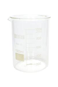 mutlulab 1000 Ml Cam Beher - 6 Adet - Kısa Form - Isotherm - Yüksek Kalite