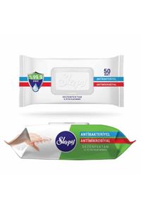 Sleepy Antibakteriyel Islak Havlu 50 Li 6 Paket 300 Yaprak