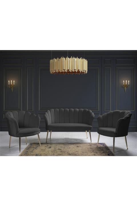 Divanz Papatya Çay Seti Koltuk Takımı 2+1+1